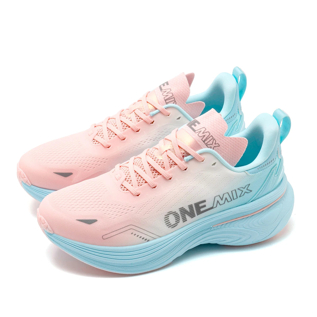 ONEMIX new jogging running shoes for women and men, light sneakers, road shoes, wear-resistant fashion sports shoes for fitness