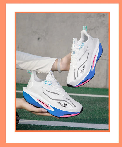 Men's Running Shoes Carbon Plate Professional Breathable Non-slip Cushioning Women's Casual Running Sports Shoes