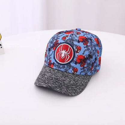 Avengers Iron Man Spiderman Hulk Captain America Baseball cap Cosplay Hat Kids Child Canvas Embroidery Hat Peaked Cap Adjustable