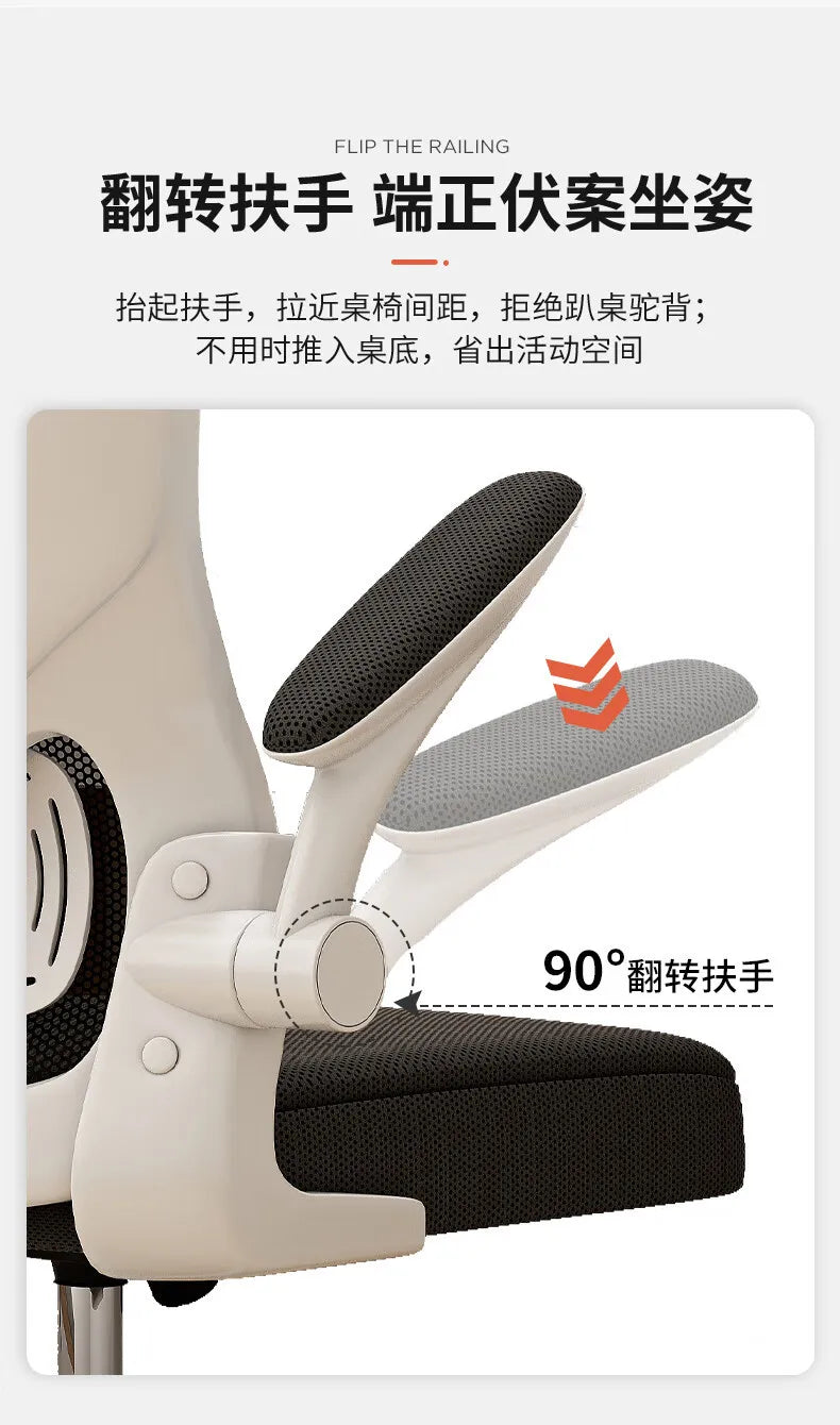 Computer Chair Home Ergonomic Comfort Back Chair Student Learning Writing Game E-sports Office Chair