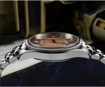San Martin 39.5mm Men Pilot Watch YN55 Automatic Mechanical Aviation Watches Chinese Style Original Design SN0033 Field Watch