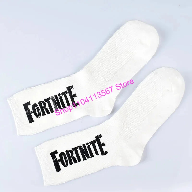 Hot Game Fortnited 1 Pair Socks for Men Women Soft Durable Sock Victory Royale Keep Warm Casual Cotton Socks Hosiery Gift