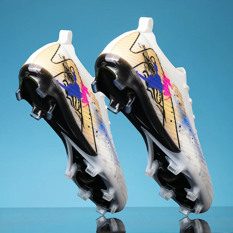 Chaussures de football pour hommes, bottes de football professionnelles originales, chaussures de terrain décontractées de haute qualité, ultra-légères, antidérapantes, pour activités de plein air.