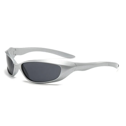 KLASSNUM Y2K Punkowe okulary sportowe dla mężczyzn i kobiet Future Sense Okulary przeciwsłoneczne Markowe designerskie imprezowe z ochroną UV400 Modne okulary ochronne Nowość