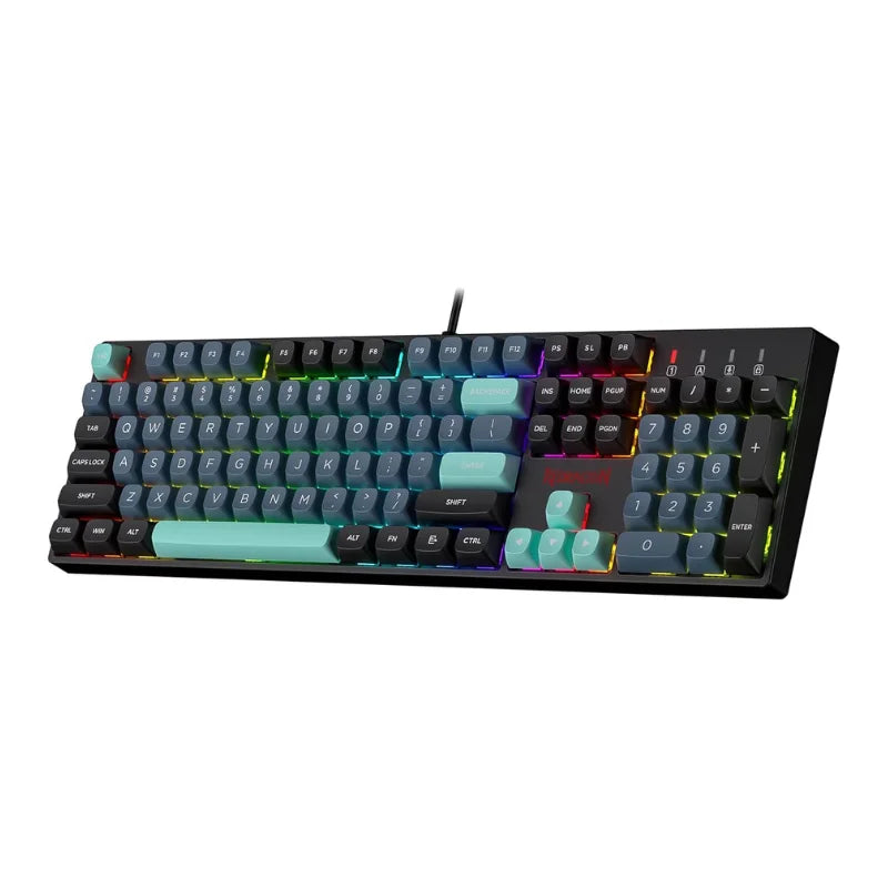 Redragon K582 SE Wired RGB 104 Keys Mechanical, Dynamic 16.8M RGB Backlit Gaming Keyboard, Red Switches