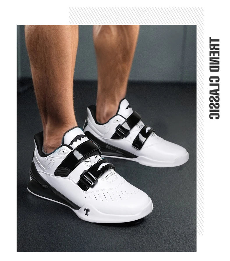 Zapatillas profesionales de halterofilia cómodas para entrenamiento de sentadillas en interior, duraderas, antideslizantes y diseñadas para levantamientos intensos