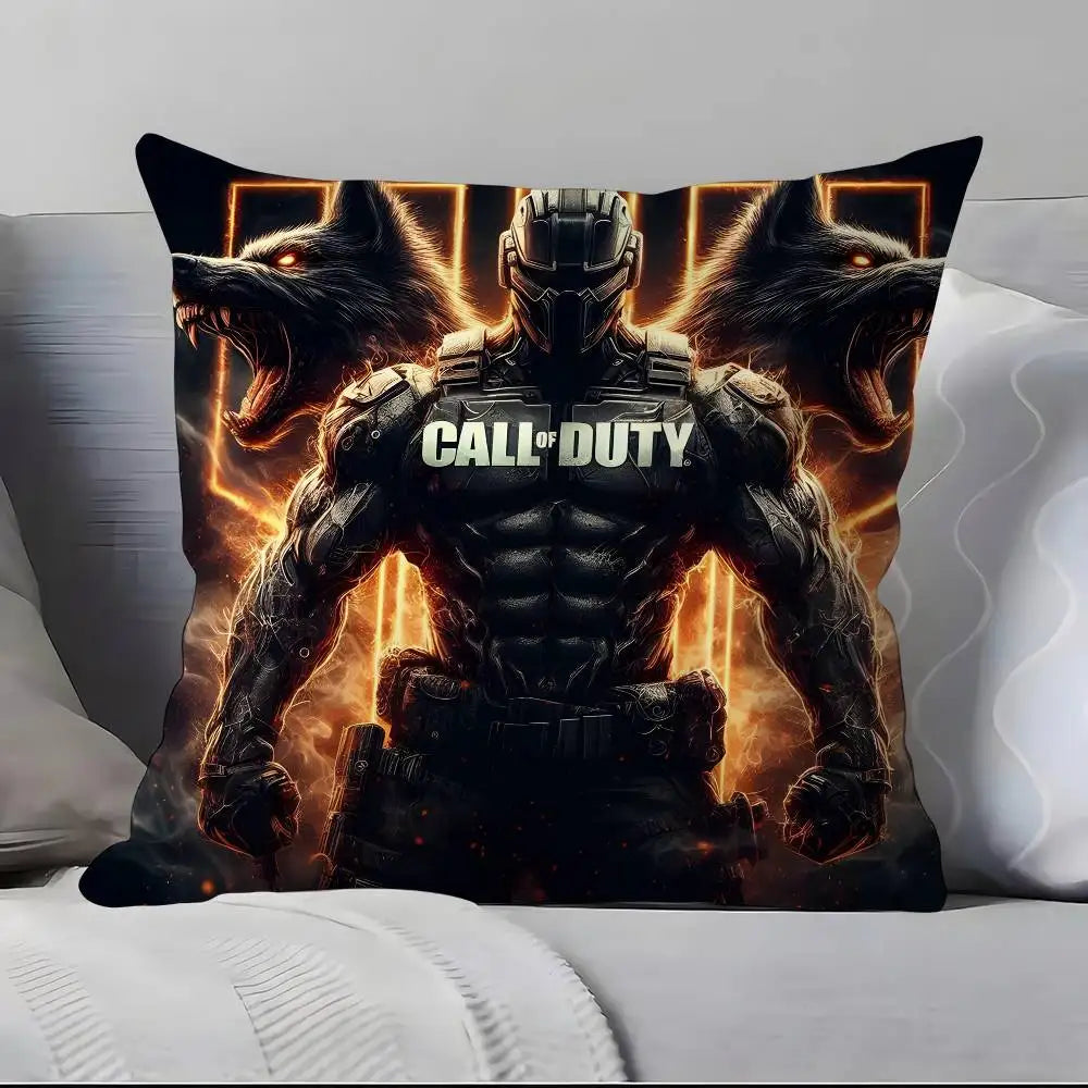 Game C-Call Of D-Duty Black O-Ops Anime Pillow Case Pillowcase Soft Skin Friendly & Comfortable With A Hidden Zipper