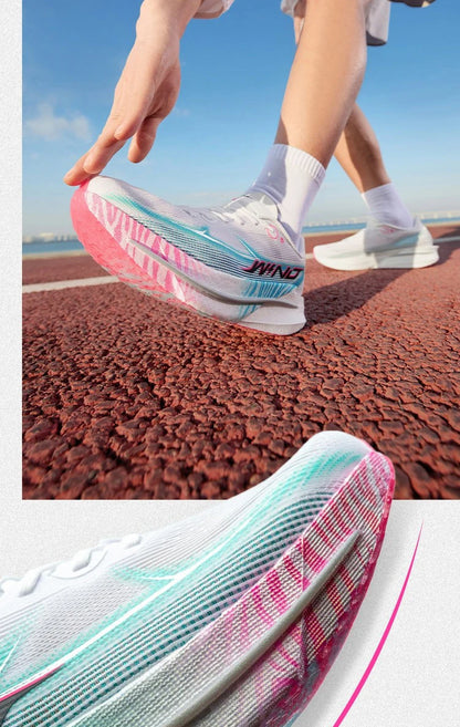 QIAODAN Men's Trail Running Shoes 2026 WIND 4 Jogging Sport Shoes GYM Mesh Breathable Athletic Running Sneakers QDB023262298