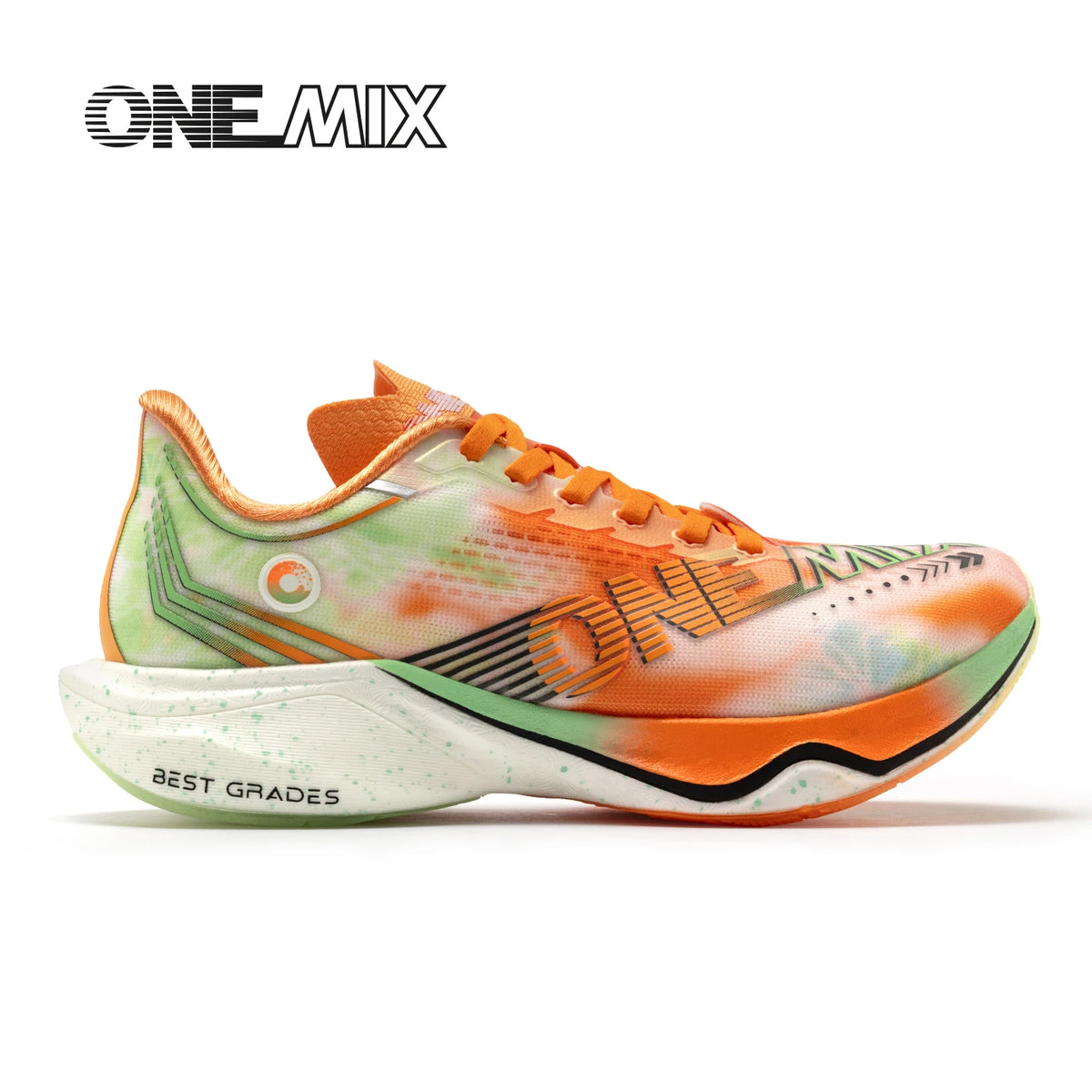 ONEMIX Nové nylonové běžecké boty s karbonovou deskou pro maraton a závody – tlumící nárazy, profesionální stabilní opora, ultralehké tenisky s odrazem