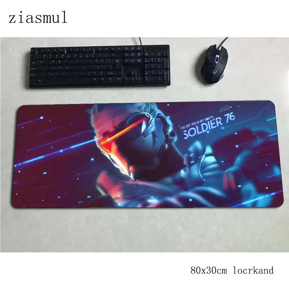 overwatch padmouse 80x30cm gaming mousepad game Gorgeous large mouse pad gamer computer desk Colourful mat notbook mousemat pc
