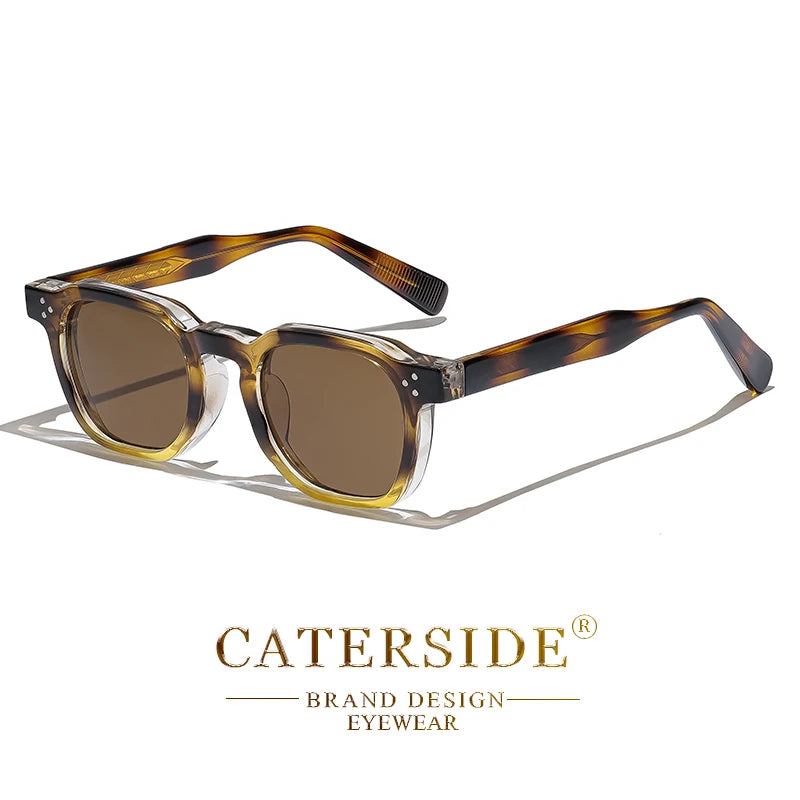 1/2/3 Pairs CATERSIDE Fashion Men Sunglasses Retro Brand Design Polycarbonate Frame Sun Glasses Women Travel Party Eyeglasses