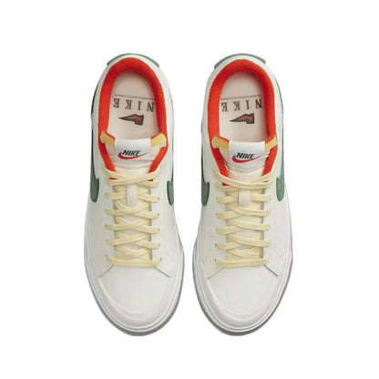 Nike Court Legacy Lit -nahkaiset, mukavat, liukumattomat, pehmustetut ja kestävät matalavartiset tenniskengät FD0355-133