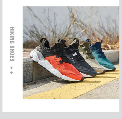 RAX Outdoor Breathable Hiking Shoes for Men Lightweight Walking Trekking Wading Shoes Sport Sneakers Men Outdoor Sneakers Male