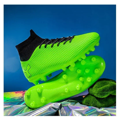 Chaussures de football pour hommes, modèle original, résistantes, pour terrain gazonné, crampons, antidérapantes, de haute qualité, confortables, chaussures de football pour activités de plein air.