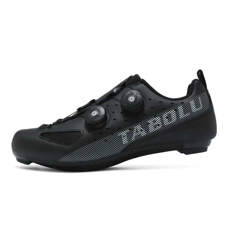 Road Cycling Shoes Flats Cleats Shoes Speed Cycling Sneakers Men’s Bike Shoes Women’s Self-Locking Non-slip Mountain Bicycle SPD Shoes
