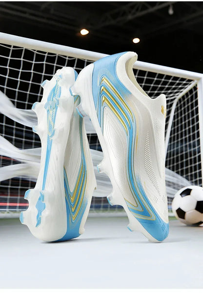 Nouvelles chaussures de football pour hommes TF/FG, modèle professionnel unisexe, très populaires, chaussures de futsal ultra-légères, chaussures de football de haute qualité, chaussures de sport pour femmes.