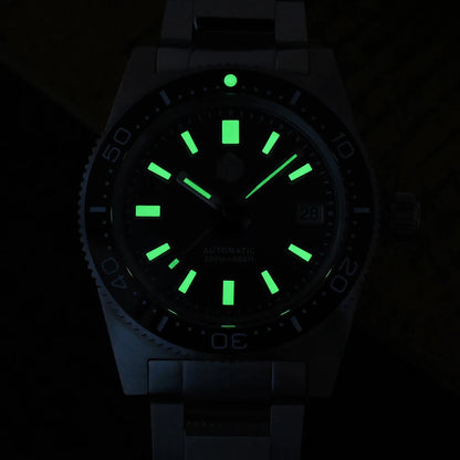 San Martin New 62mas 37mm Diver Men's Watch Classic Luxury Sapphire PT5000 SW200 Automatic Mechanical Watches Date 20Bar Luminous