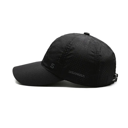 Men Women Mesh Moisture-Waging Quick Dry Baseball Cap Male Summer Female Originality Adjustable Breathable Sun Visor Fishing Hat