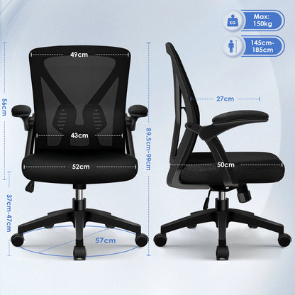 Daccormax Office chair Ergonomic Reclining 90°-125°,Desk chair with Lumbar Support,Computer chair Adjustable,living room chairs