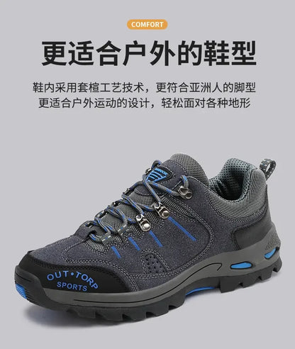 Retro Style Men Sports Shoes Autumn and Winter Short Boots Anti Slip Hiking Shoes Suitable for Ankle Boots Urban Commuting 2025