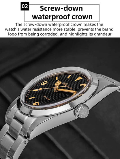 ADDIESDIVE 2025 NEW Watch For Men 316L Stainless Steel 10Bar Diving Luminous AD2096 Luxury Gift Quartz Wristwatch reloj hombre