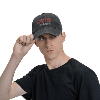 Baseball Cap 2026 Led Zeppelin Summer Y2k Retro Trucker Hat Women Men Custom DIY Hiking Fishing High Quality Snapback Cap