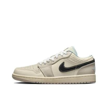 Nike Air Jordan 1 Low unisex-koripallokengät, pehmustettu mukavuus ja kevyt tuki urheiluun ja vapaa-aikaan HQ3440-101