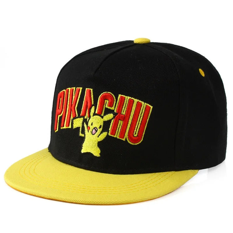 Anime Figure Pokemon Baseball Cap Pikachu Hat Adjustable Pokemon Cosplay Hip Hop Cartoon Adult Hats Boy Girl Kids Birthday Gifts