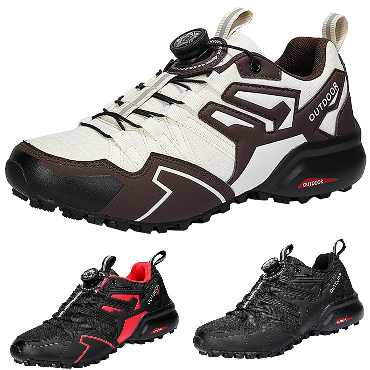 Men's Outdoor Hiking Shoes, Hiking Straps, Outdoor Mountain Biking Shoes, Flat Shoes, Sports Outdoor Jogging Shoes, Breathable