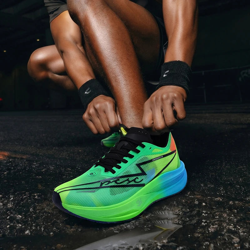 Running Shoes Carbon Plate Marathon Men Specialty Sports Breathable Lightweight Women's Comfortable Athletic Chunta Sneakers