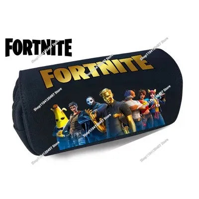 Fortnite Anime Character New Backpacks Cartoon Battle Royale Student 3-piece Set Book Bag Meal Box Pen Bag Anime Gifts