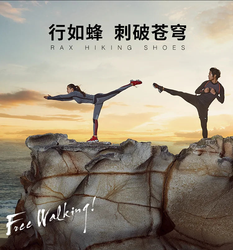 RAX Outdoor Breathable Hiking Shoes for Men Lightweight Walking Trekking Wading Shoes Sport Sneakers Men Outdoor Sneakers Male