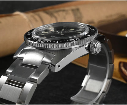 San Martin New 62mas 37mm Diver Men's Watch Classic Luxury Sapphire PT5000 SW200 Automatic Mechanical Watches Date 20Bar Luminous