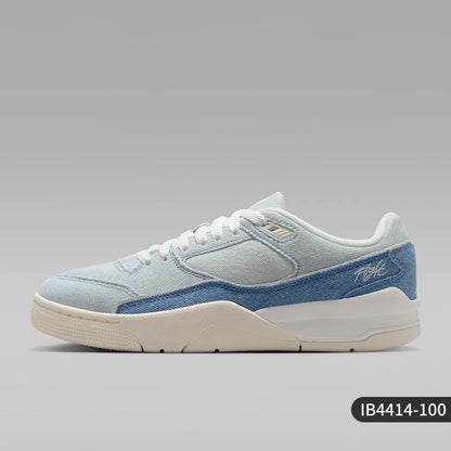 Nike genuine JORDAN women's lightweight, wear-resistant, anti slip low top board shoes IB4414-100