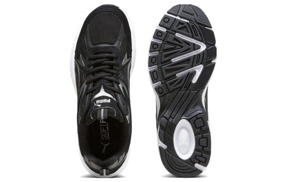 Chaussures de sport décontractées basses, respirantes et amortissantes Puma Milenio, couleur noire, 393489-01.