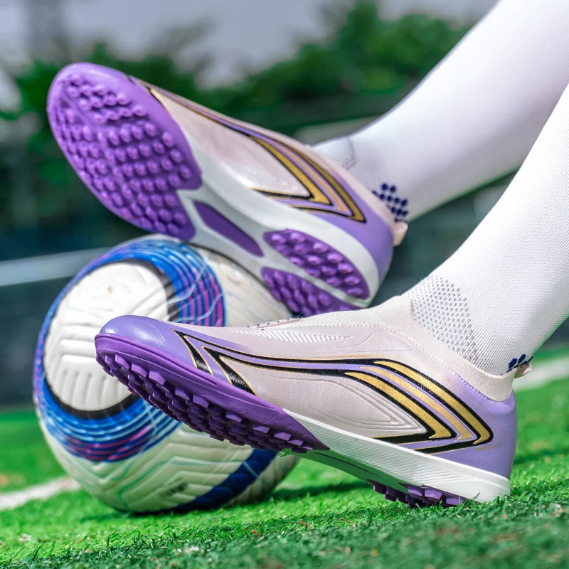 Chaussures de football pour hommes, crampons antidérapants, idéales pour l'entraînement sur gazon et les matchs quotidiens, parfaites pour l'exercice et le football, Chuteira Campo