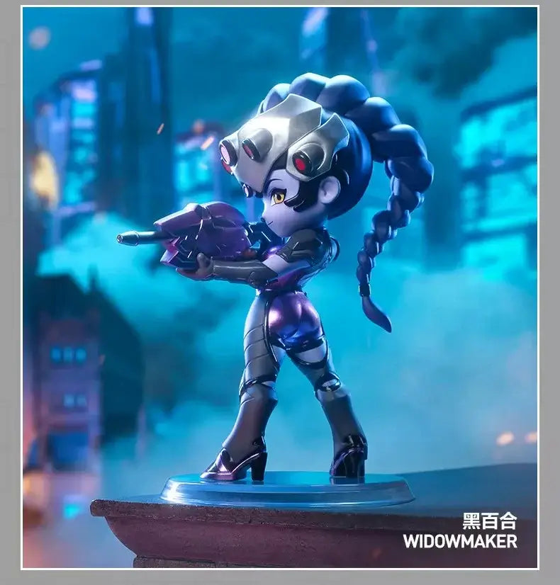 POP MART Genuine Overwatch Play Of The Game Series Blind Box PVC Collectible Figurines Desktop Ornaments Girl Toy Model For Fans