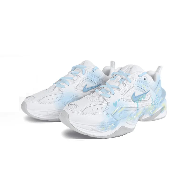 Custom Sneakers Nike M2K Tekno Dreamy Island Fresh Hand-Painted Women's Low-Top Retro Running Sneakers
