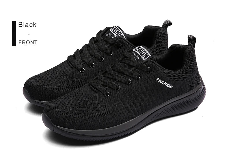 Sneakers da uomo e da donna in maglia, traspiranti, sportive, da corsa, da passeggio e da palestra