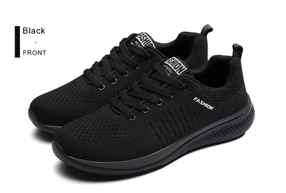 Sneakers da uomo e da donna in maglia, traspiranti, sportive, da corsa, da passeggio e da palestra