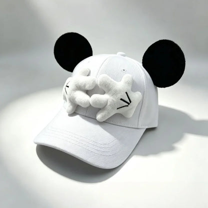 Anime Mouse Hot Sale Parent-Child Children's Baseball Cap Cartoon Big Eared Casual Sports Snapback Hat for Boys and Girls Gift