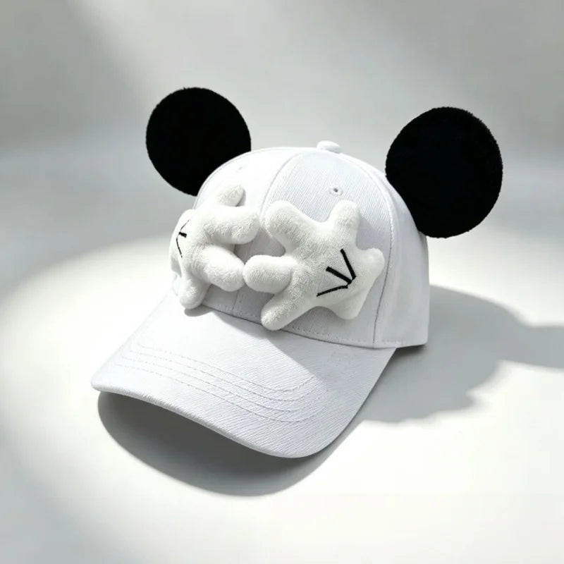 Anime Mouse Hot Sale Parent-Child Children's Baseball Cap Cartoon Big Eared Casual Sports Snapback Hat for Boys and Girls Gift