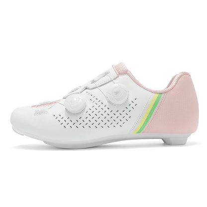 Road Cycling Shoes Flats Cleats Shoes Speed Cycling Sneakers Men’s Bike Shoes Women’s Self-Locking Non-slip Mountain Bicycle SPD Shoes