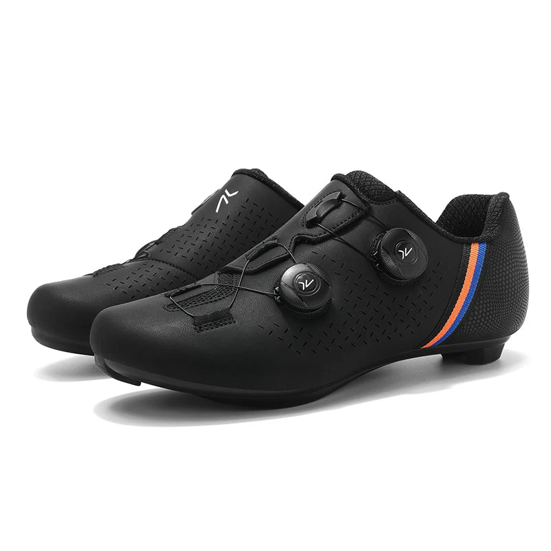 Road Cycling Shoes Flats Cleats Shoes Speed Cycling Sneakers Men’s Bike Shoes Women’s Self-Locking Non-slip Mountain Bicycle SPD Shoes