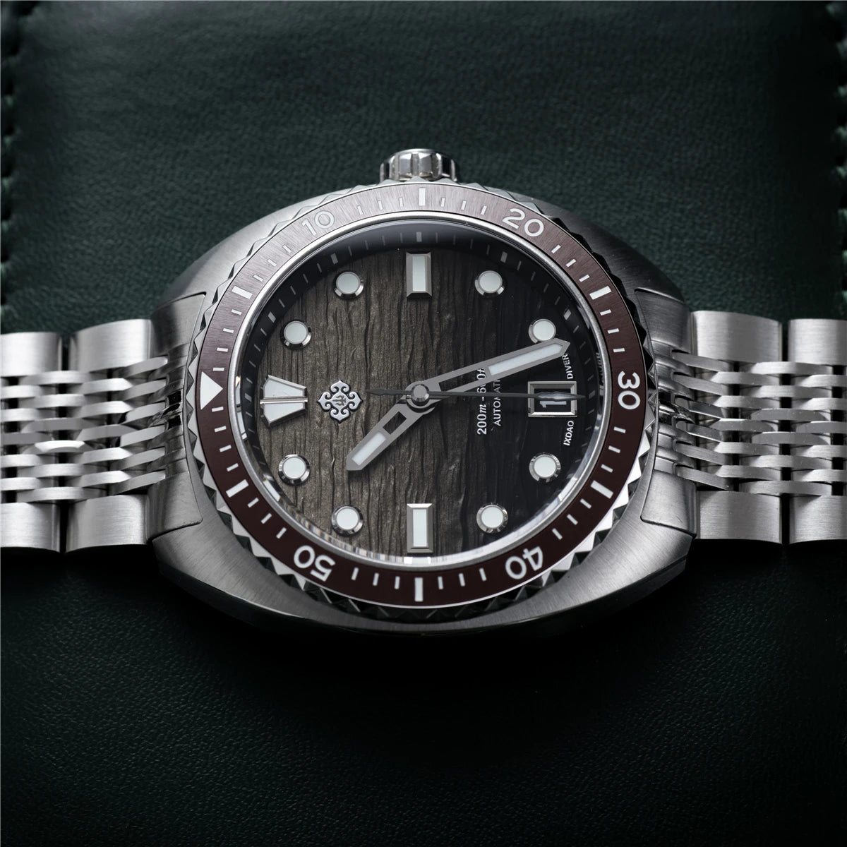 IXDAO IPOSE 2026 New Men's Automatic Mechanical Watch Poseidon Pattern Diving Watch 20Bar Stainless Steel BWG-9 Reloj Hombre