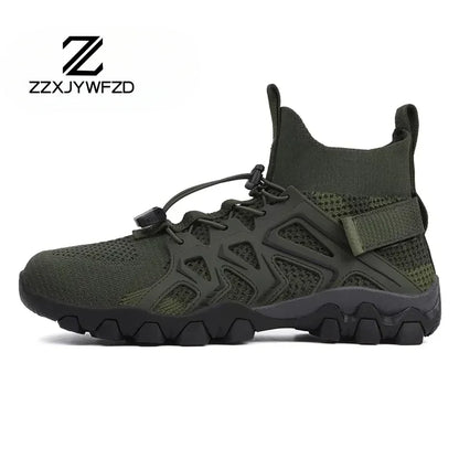 Unisex Breathable Quick-Drying Fishing Water Sport Shoes Summer Upstream Barefoot Aqua Boots Outdoor Non-Slip Women Beach Shoes