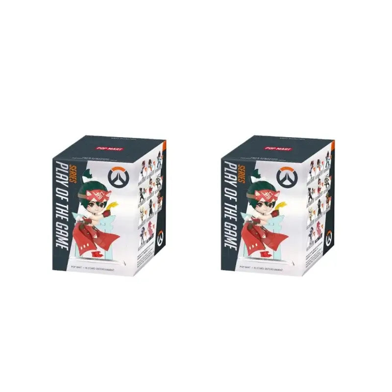 POP MART Genuine Overwatch Play Of The Game Series Blind Box PVC Collectible Figurines Desktop Ornaments Girl Toy Model For Fans