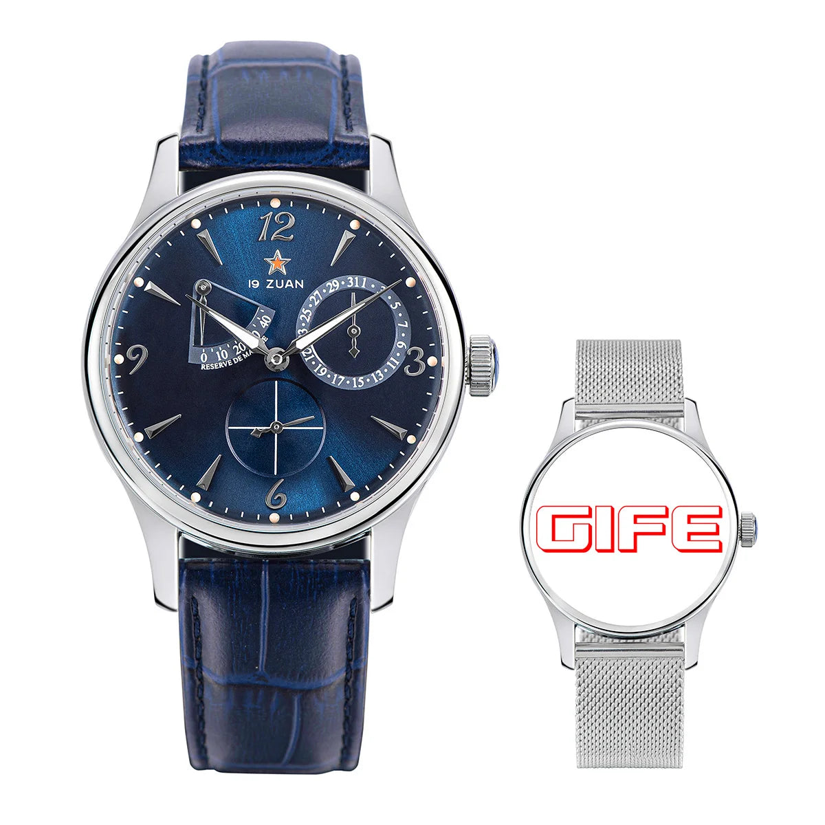 Men's Watch Pilot 40mm 1963 Automatic Mechanical Wristwatch Tianjin ST1780 Movement Army Designer Clock Men's Watches New 2024