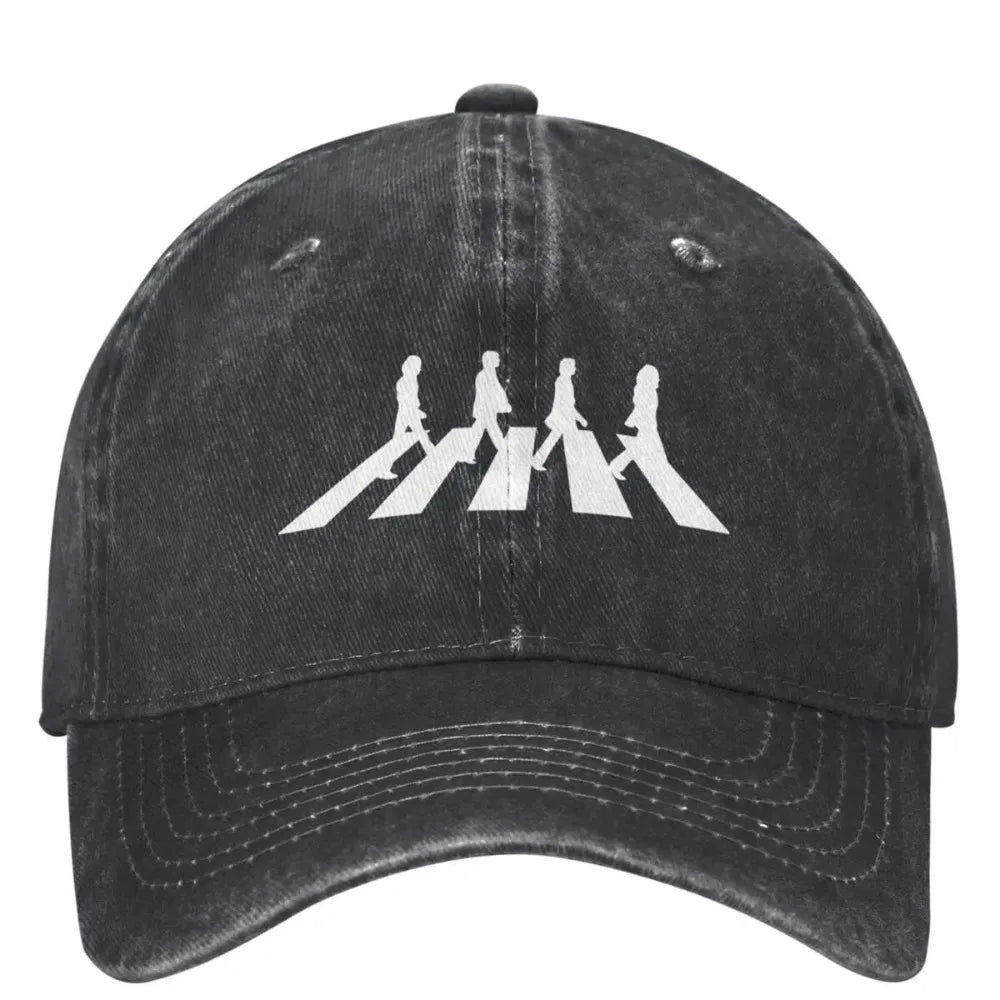 Minimalistic Abbey Road B-Beatles Baseball Cap Accessories for Men Women Fashion Headwear Trucker Hats Adjustable Fit