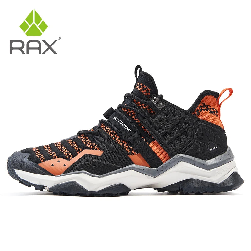 Rax Men's Waterproof Hiking Shoes Breathable Hiking Boots Outdoor Trekking Sports Sneakers Tactical Shoes